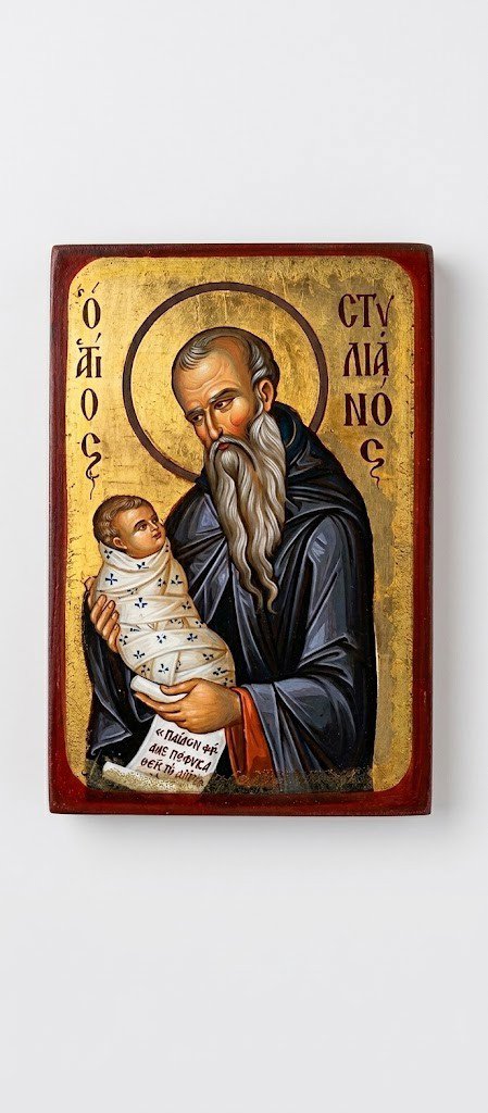 Ікона Св. Стиліана Пафлагонського (6×9 см)